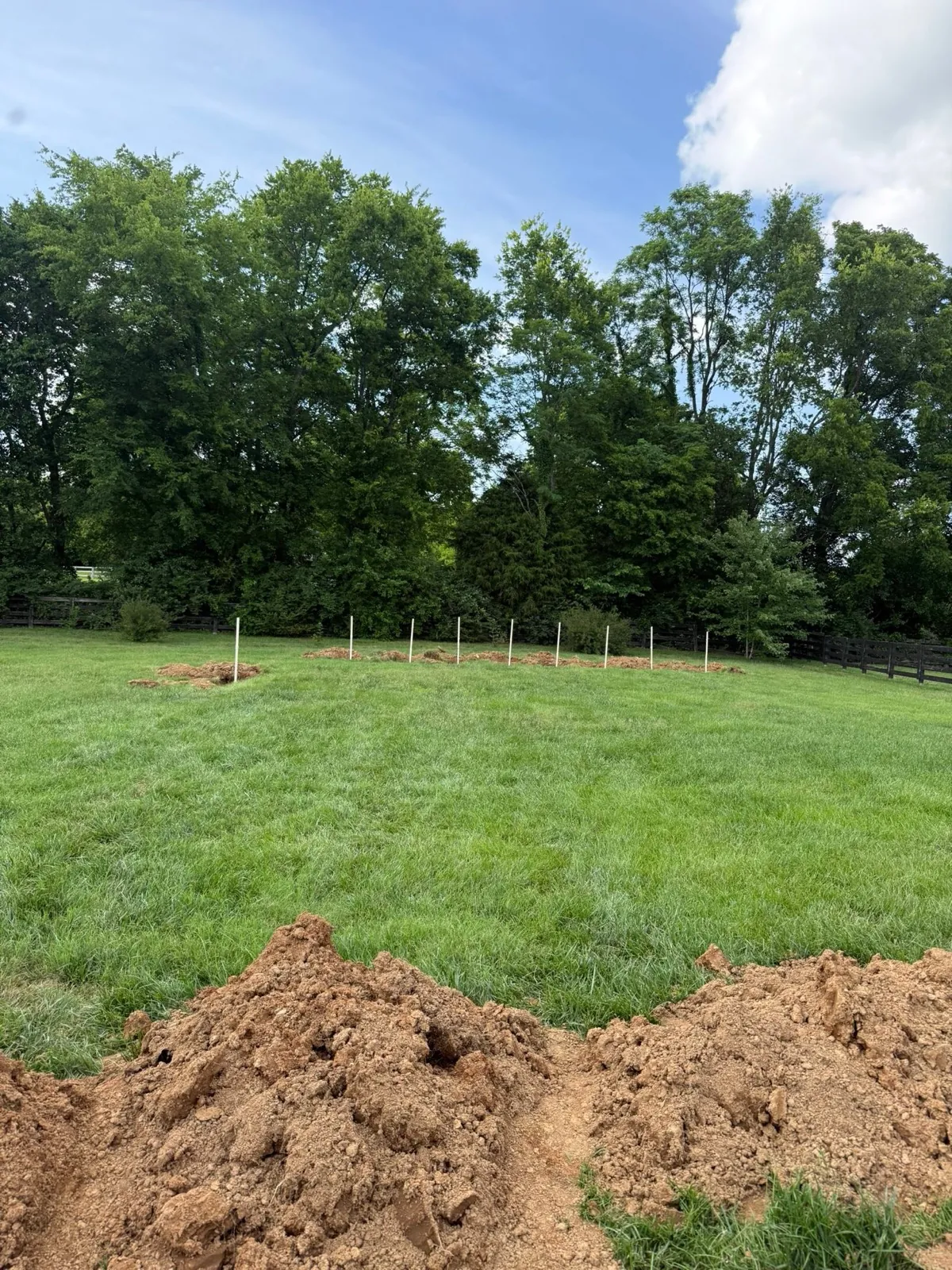 Septic tank installation in College Grove, TN